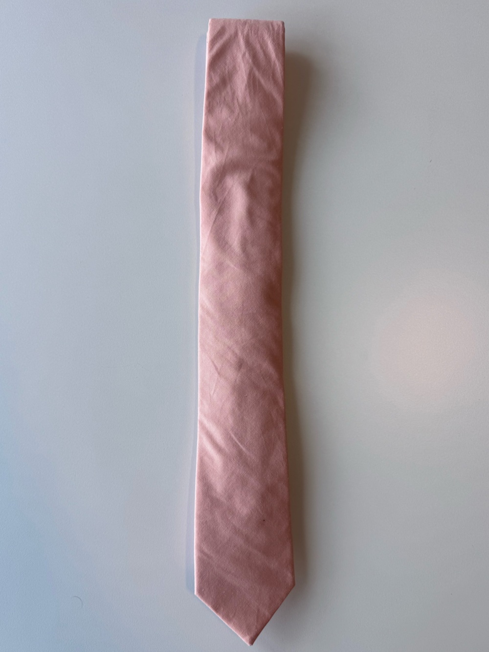 J. Crew men’s The Narrow Tie light orange color